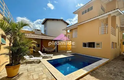 Casa com 4 dormitórios à venda, 417 m² por r$ 2.500.000,00 - jardim primavera - caraguatatuba/sp