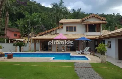 Casa com 3 dormitórios à venda, 321 m² por r$ 2.200.000,00 - massaguaçu - caraguatatuba/sp