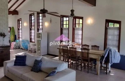 Casa com 6 dormitórios à venda, 340 m² por r$ 8.000.000,00 - lagoinha - ubatuba/sp