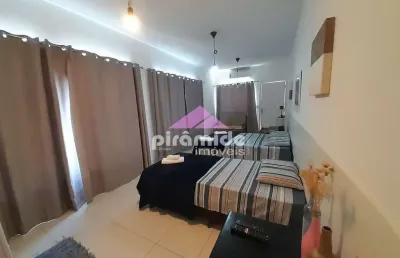Kitnet com 1 dormitório para alugar, 33 m² por r$ 1.900,00/mês - centro - caraguatatuba/sp
