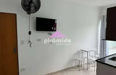 Kitnet com 1 dormitório para alugar, 28 m² por r$ 1.440,00/mês - centro - jacareí/sp