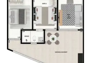 Unidade térrea - apto 2dorm/2suítes - 83,94m²- praia grande- ubatuba-sp