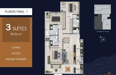 Apartamento com 3 quartos à venda em Itaguá, Ubatuba 