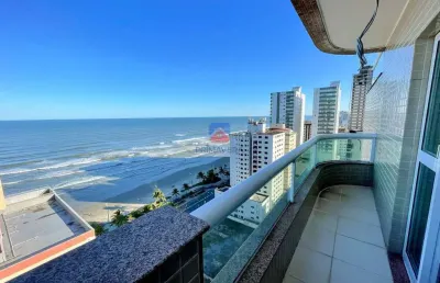Cobertura com vista mar e 4 quartos pra venda, caiçara