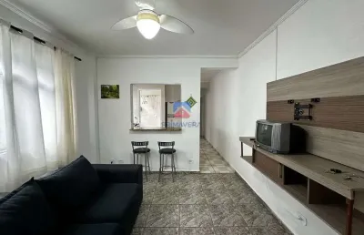 Apartamento com 1 quarto, caiçara, praia grande - r$ 240 mil, cod: 70833387