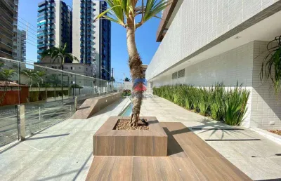 Apto com vista mar e 2 quartos para venda, caiçara.