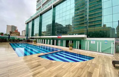 Apartamento com vista mar e 2 dorms para venda, caiçara