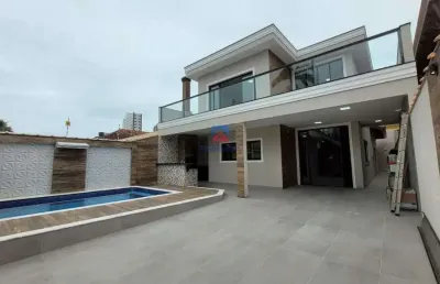 Sobrado alto padrão,  flórida, praia grande - r$ 1.4 mi