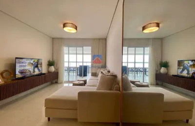 Apartamento frente mar com 3 suítes para venda, caiçara.