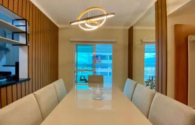 Apartamento com vista mar e 2 dorms para venda, maracanã.