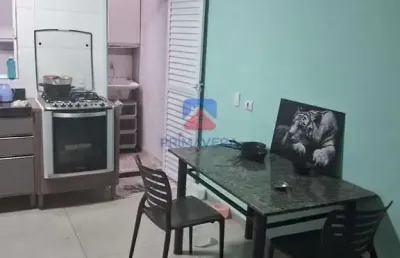 Sobrado de condomínio com 2 dorms, maracanã, praia grande - r$ 340 mil, cod: 70836398