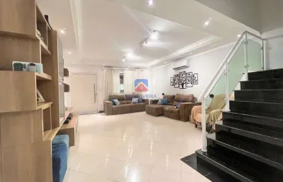 Sobrado com 3 quartos, balneário maracanã, praia grande - r$ 630 mil, cod: 70836405