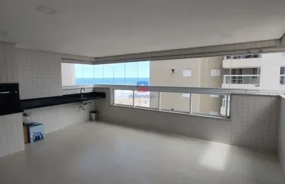 101m²|vista mar eterna|2 suítes|varanda gourmet com 22 m²