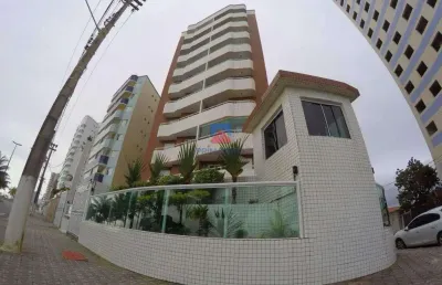 Apartamento com vista mar de 1 quarto para locação, caiçara.