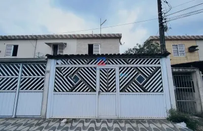 Sobrado com 2 quartos, nova mirim, praia grande - r$ 350 mil, cod: 70837107