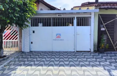 Casa com 2 quartos, balneário maracanã, praia grande - r$ 383 mil, cod: 70837615