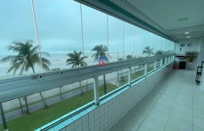 Apartamento frente mar 2 dormitórios para locação, jardim real