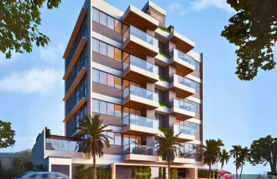 Apartamento vista mar com 3 dormitórios sendo 1 suíte em balneário piçarras-sc