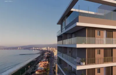 Apartamento alto padrão com 1 suíte mais 2 demi-suítes no centro de balneário piçarras-sc
