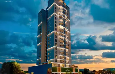 Apartamento com 1 suíte mais 2 demi-suítes apenas 250m do mar em itajuba, barra velha-sc