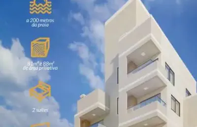 Apartamento com 2 suítes apenas 200 metros do mar em balneário piçarras-sc