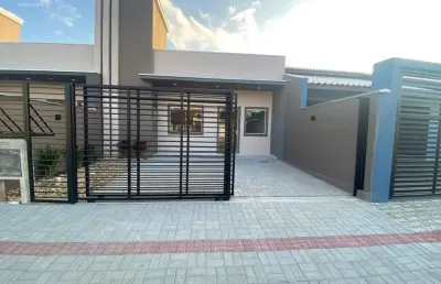 Casa nova para locação com 2 dormitórios sendo 1 suíte em itajuba, barra velha-sc