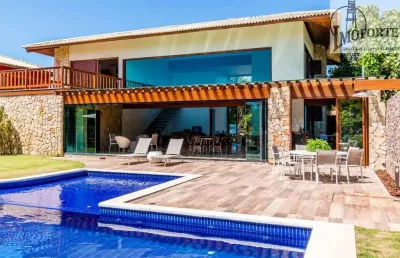 Casa em condomínio fechado com 5 quartos para alugar na Rua Do Acarajé, Praia do Forte, Mata de São João