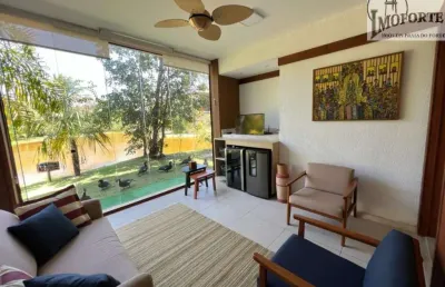 Lindo apartamento térreo, nascente, 2 quartos mobiliado e decorado.