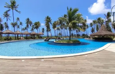 Apartamento duplex alto padrão e vista mar, iberostar praia do forte
