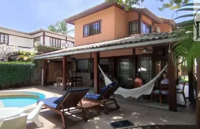 Praia do forte - linda casa, condomínio aldeia dos pescadores a 80 metros da praia !