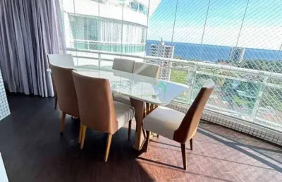 Condominio ilha bella - apartamento espetacular 3 suites a venda -ilha bella club, ponta negra - 100% mobiliado