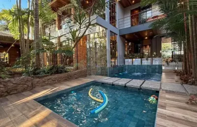 Condomínio renaissence - casa espetacular à venda no condomínio renaissence – conceito moderno, rústico e industrial
