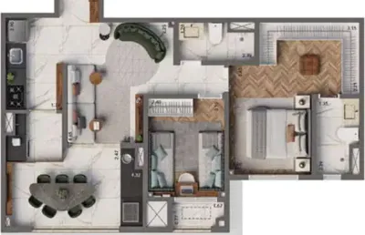 Apartamento com 2 quartos à venda na Rua Marquês Olinda, 125, Ipiranga, São Paulo