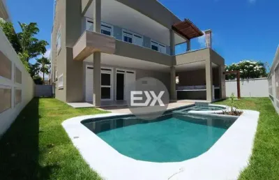 Mansão duplex alphaville fortaleza à venda, 450 m² por r$ 3.990.000