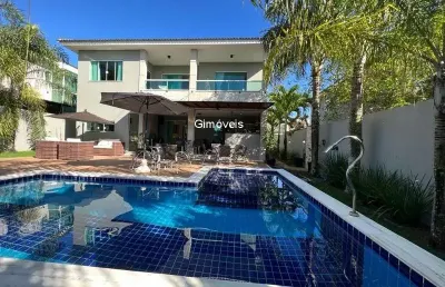 Casa em condomínio fechado com 4 quartos à venda na rodovia ba-099 - estrada do côco, alphaville (abrantes), camaçari, 305 m2 por r$ 2.300.000