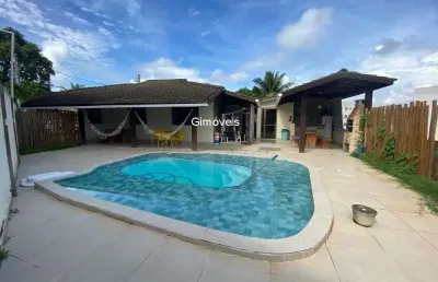 Casa em condomínio fechado com 3 quartos à venda na rua dos laços, boa união, camaçari, 200 m2 por r$ 750.000