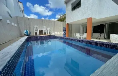 Casa em condomínio fechado com 4 quartos à venda na rua pataro machado, centro, lauro de freitas, 300 m2 por r$ 1.400.000