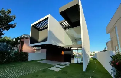 Casa em condomínio fechado com 4 quartos à venda na rodovia ba-099 - estrada do côco, alphaville (abrantes), camaçari, 300 m2 por r$ 2.950.000