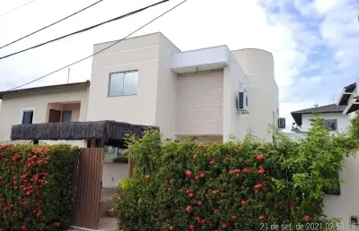 Casa em condomínio fechado com 4 quartos à venda na rodovia ba-099 - estrada do côco, abrantes, camaçari, 160 m2 por r$ 850.000