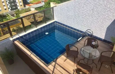 Apartamento com 3 quartos à venda na rua itororó, 341, jardim aeroporto, lauro de freitas, 150 m2 por r$ 850.000