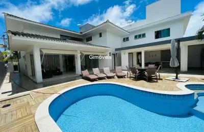 Casa em condomínio fechado com 4 quartos à venda na rua priscila b dutra, buraquinho, lauro de freitas, 290 m2 por r$ 2.100.000