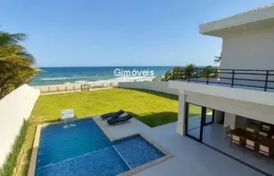 Casa em condomínio fechado com 6 quartos à venda na estrada do coco km 36, barra do jacuípe, camaçari, 413 m2 por r$ 4.990.000