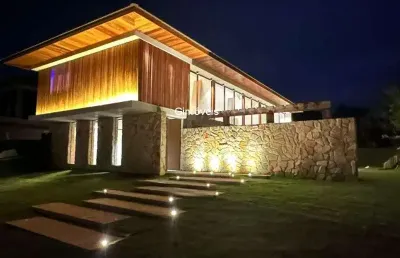 Casa em condomínio fechado com 7 quartos à venda na açu da torre, 30, praia do forte, mata de são joão, 400 m2 por r$ 4.990.000