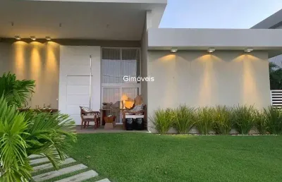 Casa em condomínio fechado com 3 quartos à venda na rodovia ba-099 - estrada do côco, alphaville litoral  norte 1, camaçari, 250 m2 por r$ 2.250.000