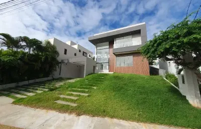 Casa em condomínio fechado com 4 quartos à venda na rua imbassaí, alphaville (abrantes), camaçari, 240 m2 por r$ 1.750.000