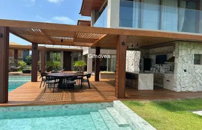 Casa em condomínio fechado com 5 quartos à venda na açu da torre, 30, praia do forte, mata de são joão, 350 m2 por r$ 5.200.000