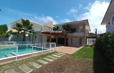 Casa em condomínio fechado com 4 quartos à venda na rua priscila b dutra, buraquinho, lauro de freitas, 237 m2 por r$ 1.850.000