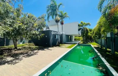 Casa em condomínio fechado com 4 quartos para alugar na rodovia ba-099 - estrada do côco, praia de busca vida, camaçari, 389 m2 por r$ 35.000