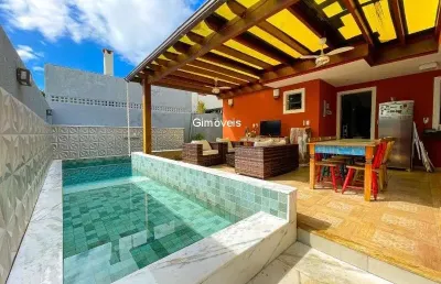 Casa em condomínio fechado com 5 quartos à venda na rua do bosque, boa união, camaçari, 260 m2 por r$ 998.000