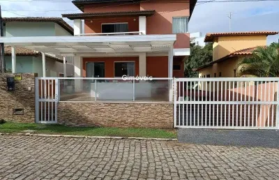Casa em condomínio fechado com 4 quartos à venda na avenida brigadeiro alberto costa matos, pitangueiras, lauro de freitas, 243 m2 por r$ 1.300.000
